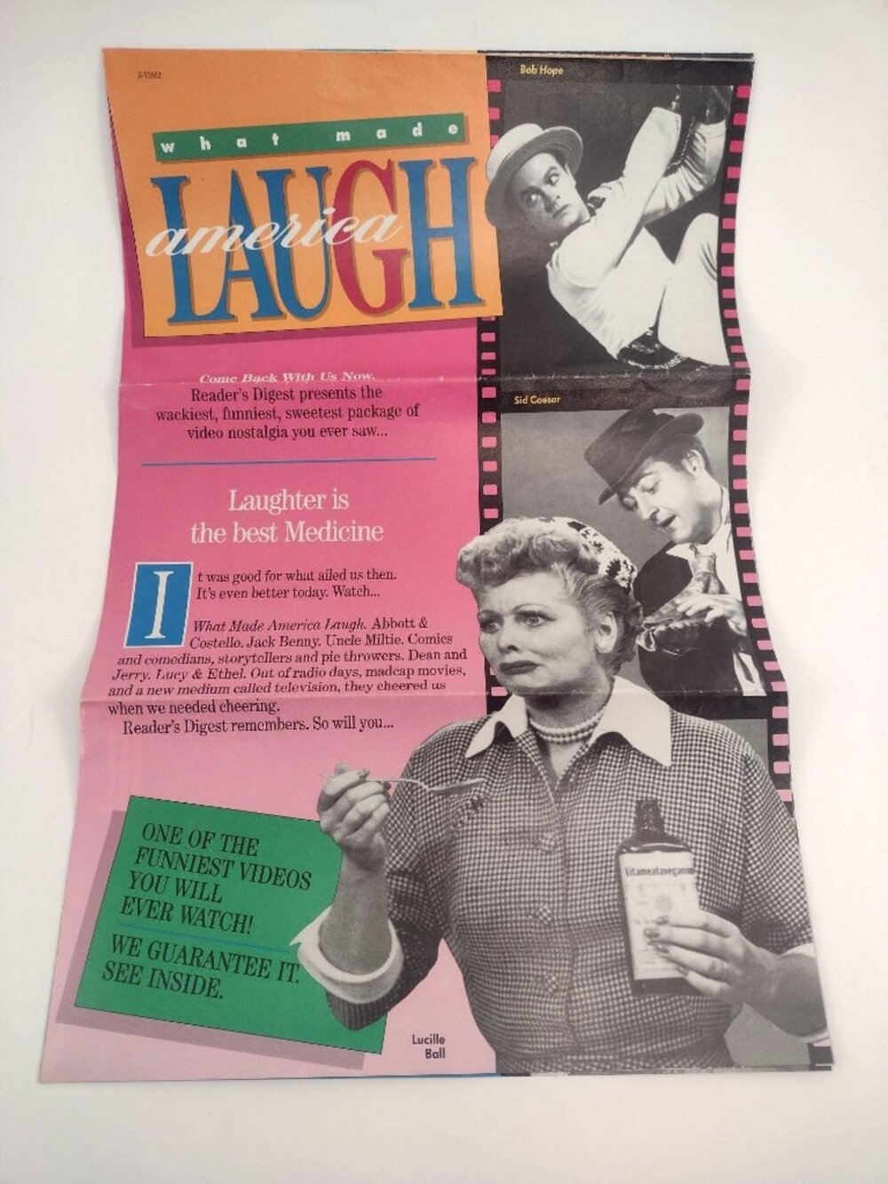 Readers Digest 1990s What Made America Laugh Comedy VHS Video Set Advertisement